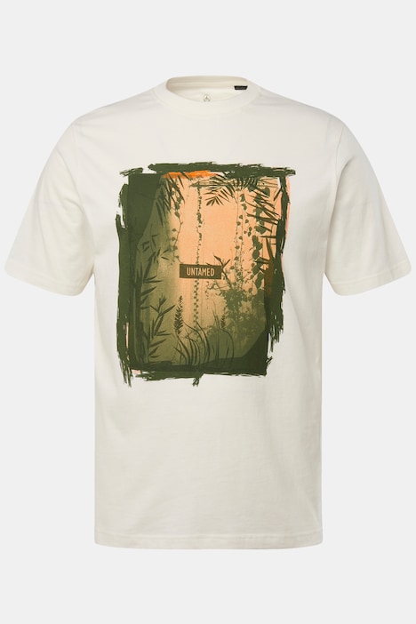 Boston Park T-Shirt, Halbarm, großer Print, bis 84/86