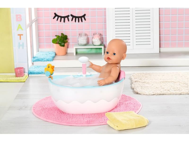 Baby Born Puppenzubehör Badewanne Musik-Badewanne mit echt funktionierendem Duschkopf