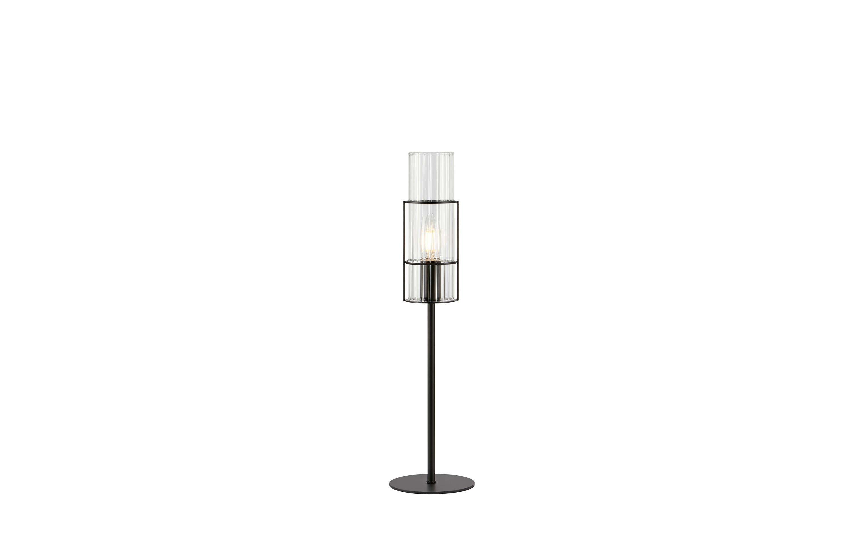 Tischleuchte Tubo 1L, E14, 50 cm, SchwarzWohnraumleuchte
