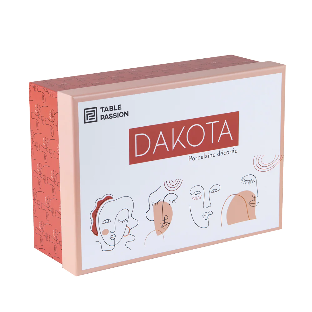 Coffret de 4 mugs Dakota 35 cl Table passion