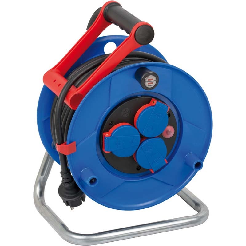 Brennenstuhl KTro. Garant 1218350 kabelhaspel aderdikte 1.5mm buitengebruik 3 aansluitingen 25m
