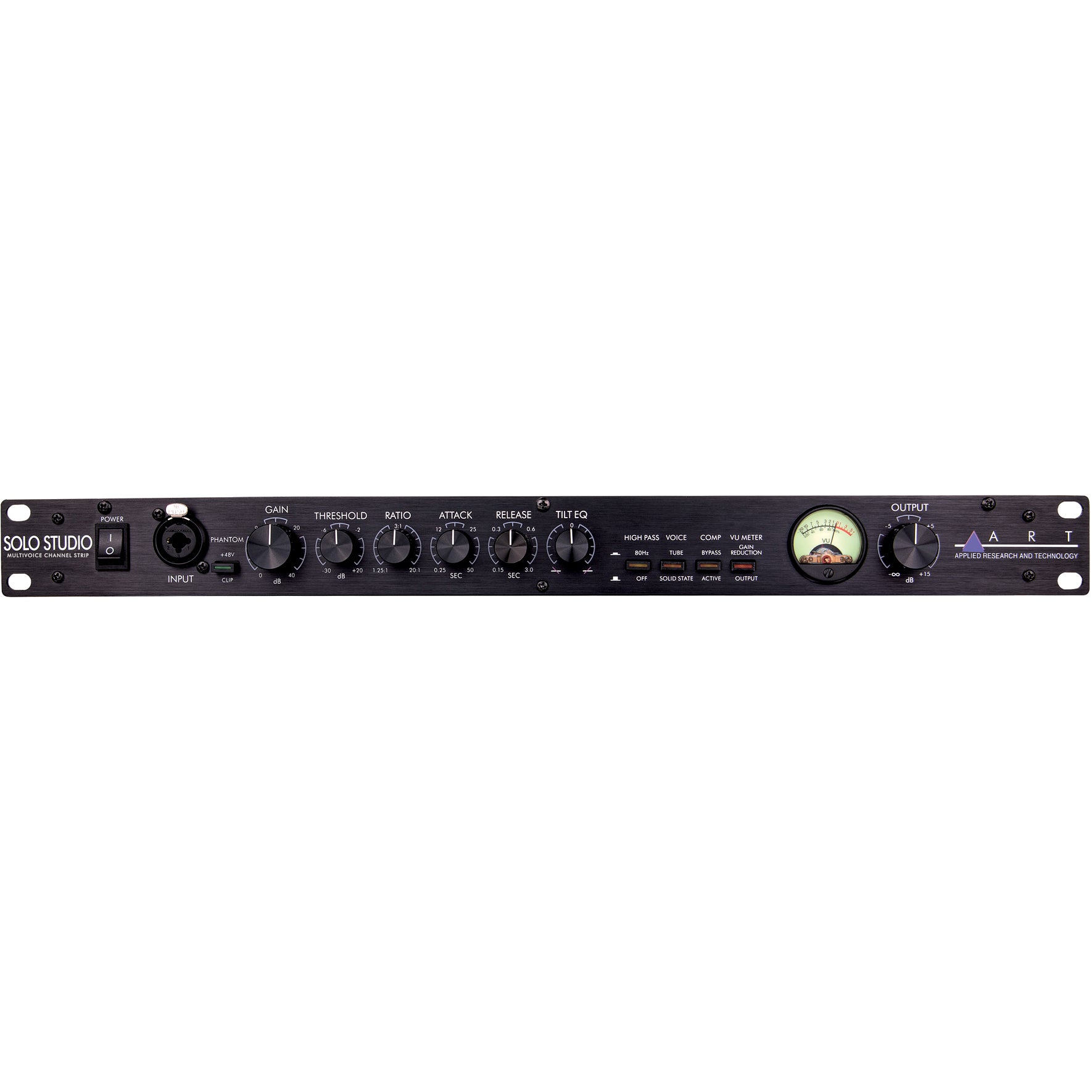 ART Solo Studio Single-Channel Rackmount Multi-Voice Channel Strip