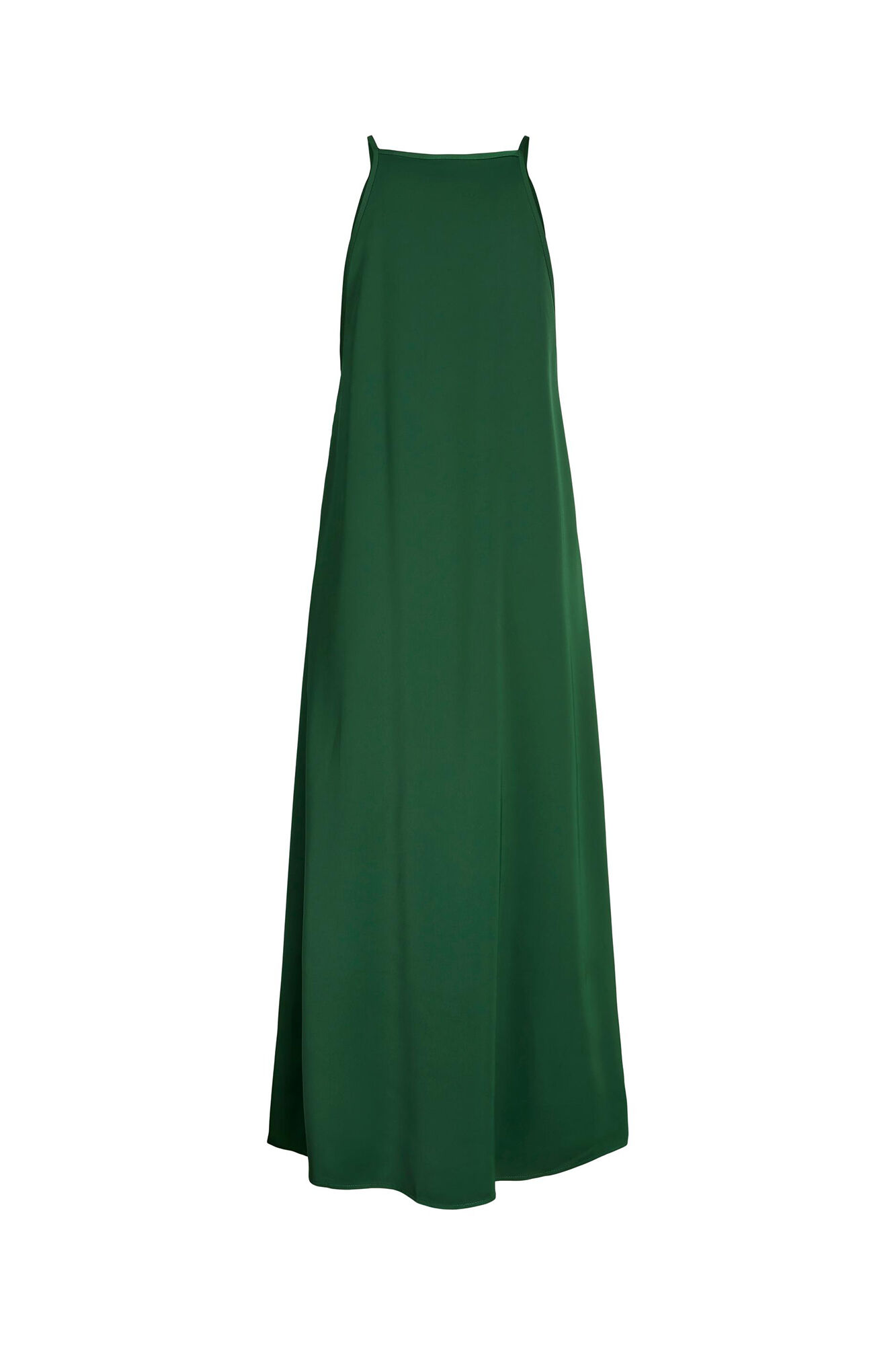 Vestido longo com decote halter
