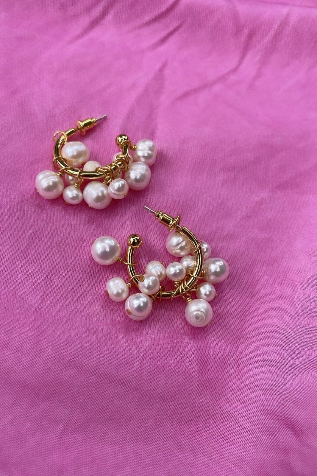 Mellow Moon Pearl On Pearl Earring