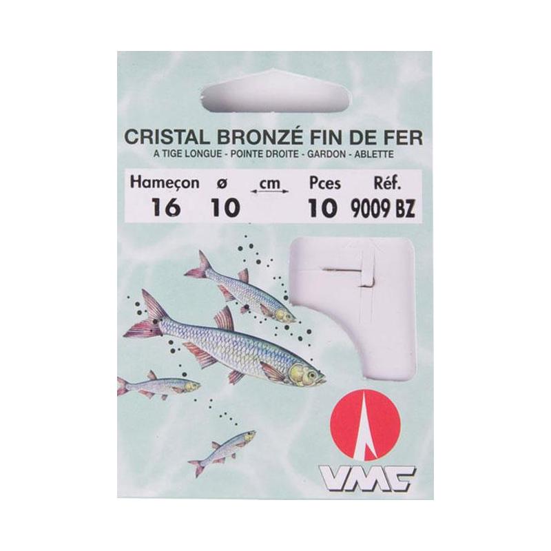 Hamecon Monte Coup Vmc Cristal Bronze Fin De Fer - Par 10
