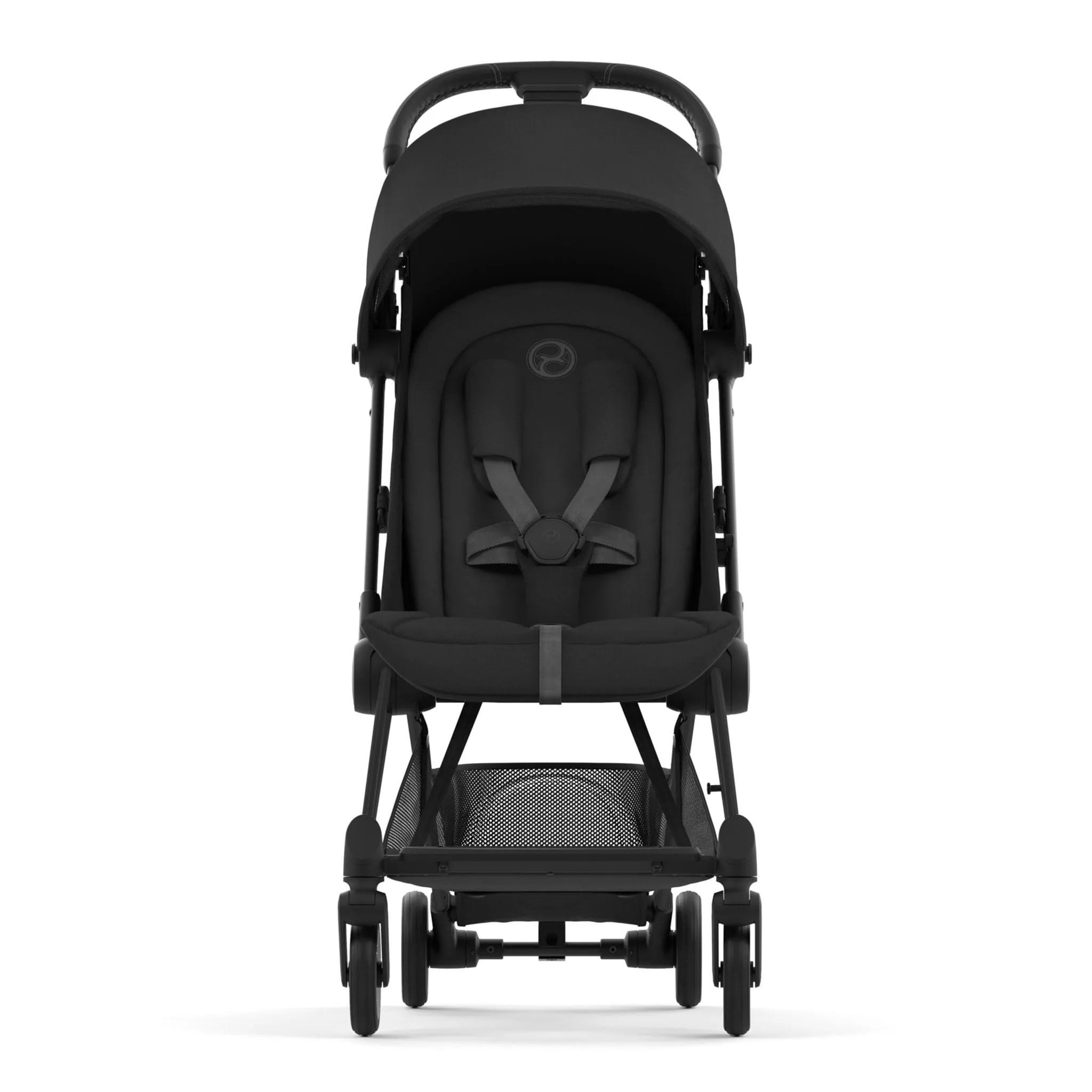 Cybex Poussette Coya - Cadre noir mat avec siège noir sépia