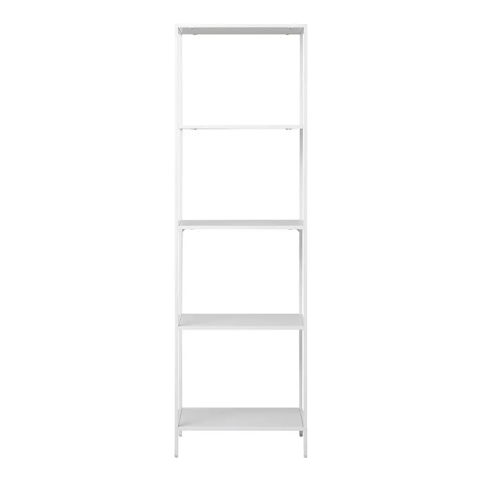 Boekenkast Wit Metaal - 4 planken - 51x36x170cm - Vita