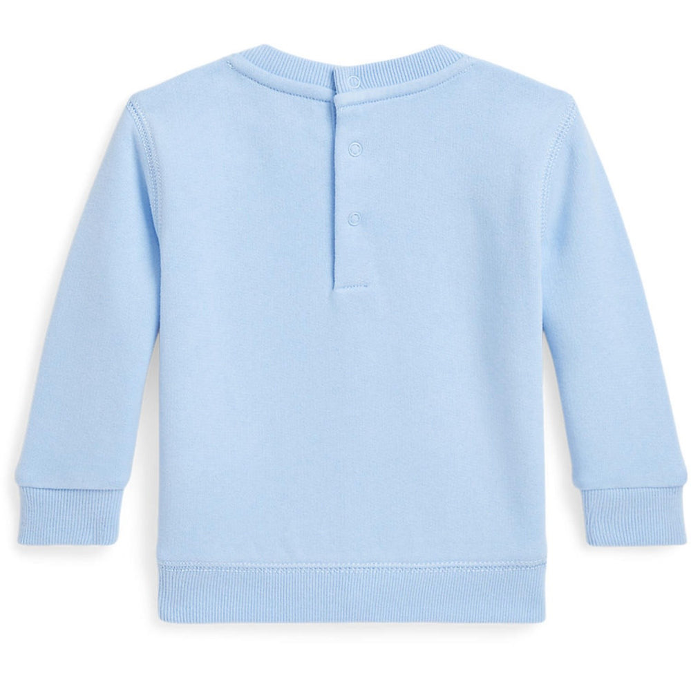 Køb Ralph Lauren Baby Office Blue Bjørn Sweatshirt