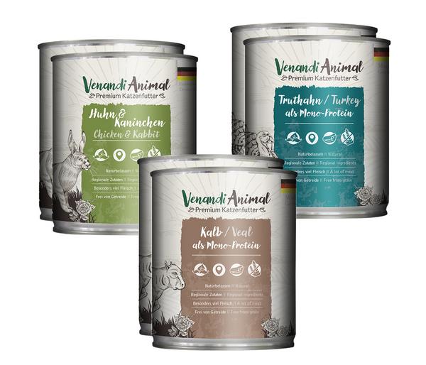 Venandi Animal Nassfutter für Katzen Adult