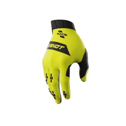 Gants cross Shot KID RACE - Jaune