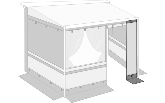 Fiamma Frontpanel für Privacy Room Light für Markisen F45