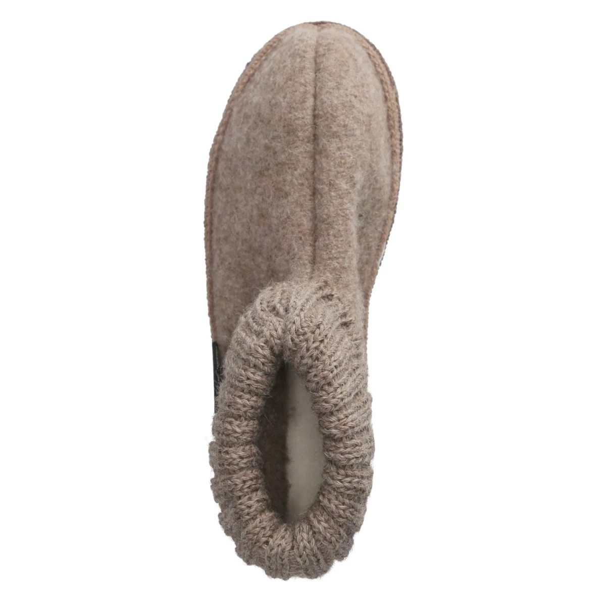 HaflingerHüttenschuh Karl - beigemeliert