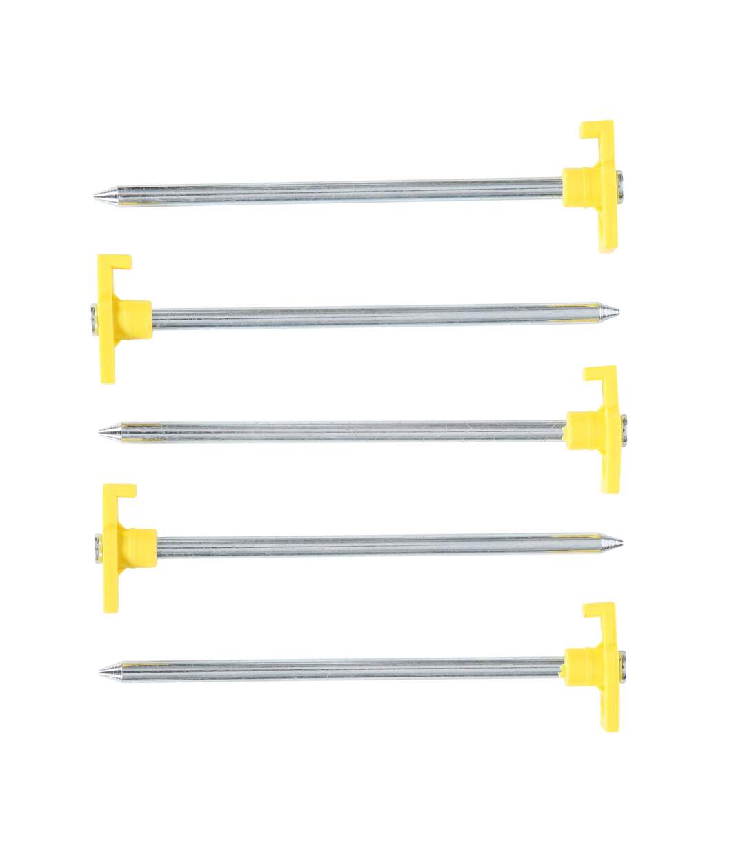 Trespass Rockie - Piquets de tente pour sol dur (lot de 5) (Argent) (Taille unique) - UTTP573