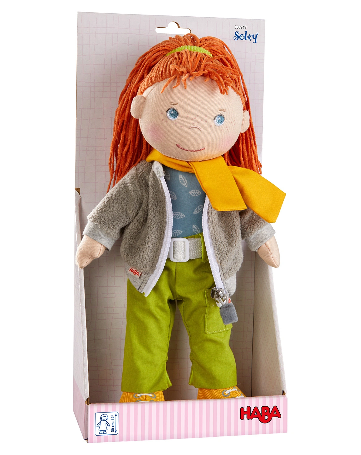 Stoffpuppe SOLEY (30cm) in bunt