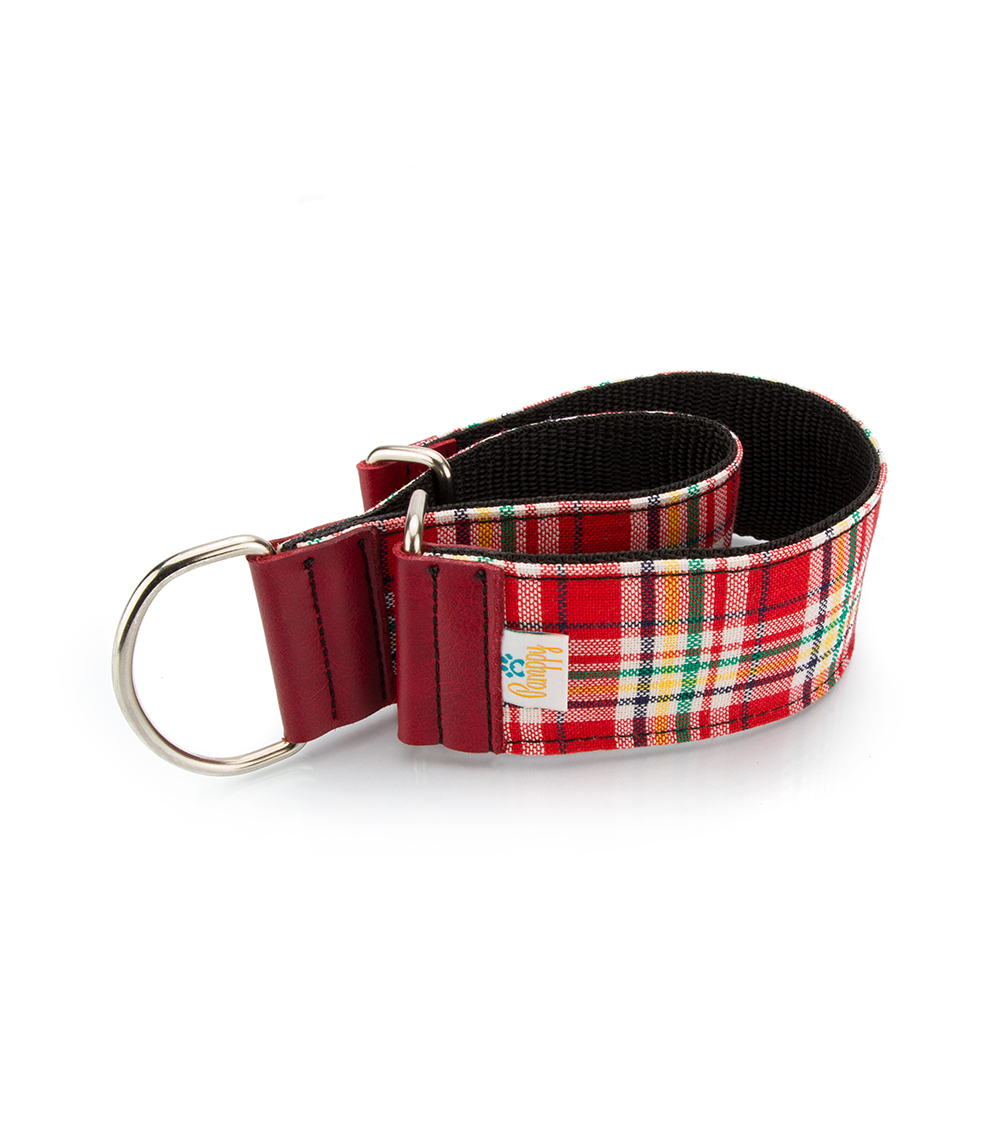 Coleira para cães Pamppy Galgo Speedy Red Tartan