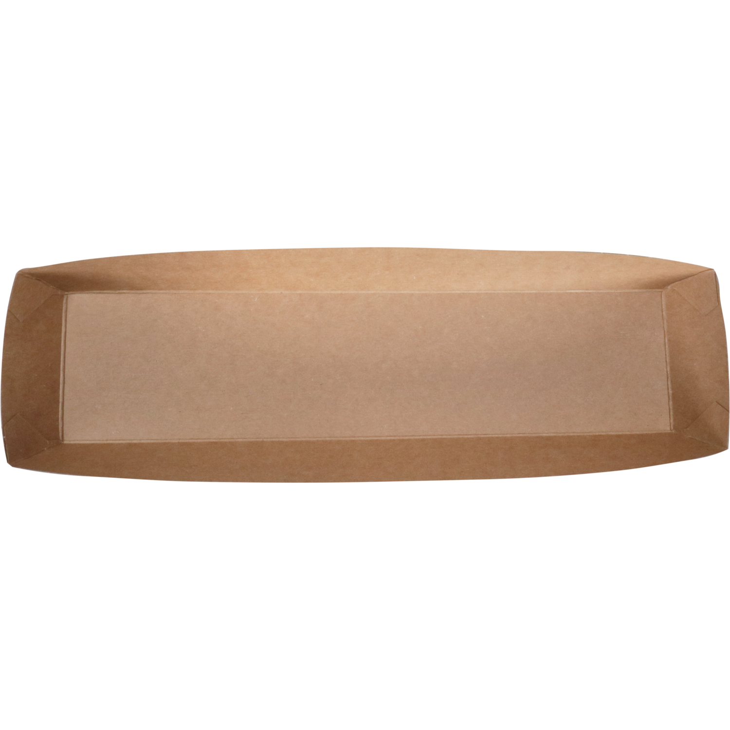 Bak, Karton, conisch bakje, 250x60x25mm, bruin