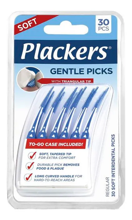 Plackers Gentle Picks Soft - 30 stk.