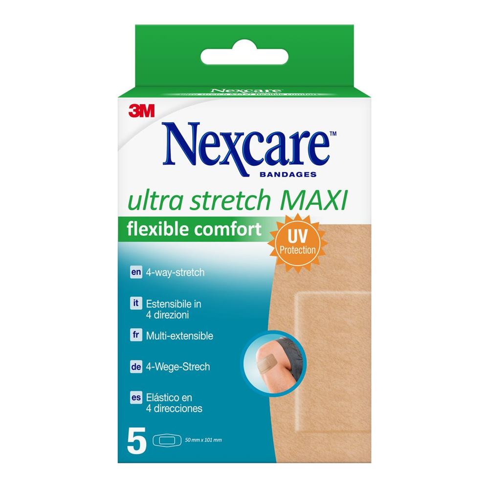 NEXCARE Ultra Stretch MAXI Flexible Comfort 50x101mm 5 Stk