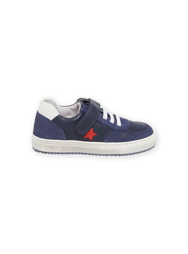 Baskets en cuir