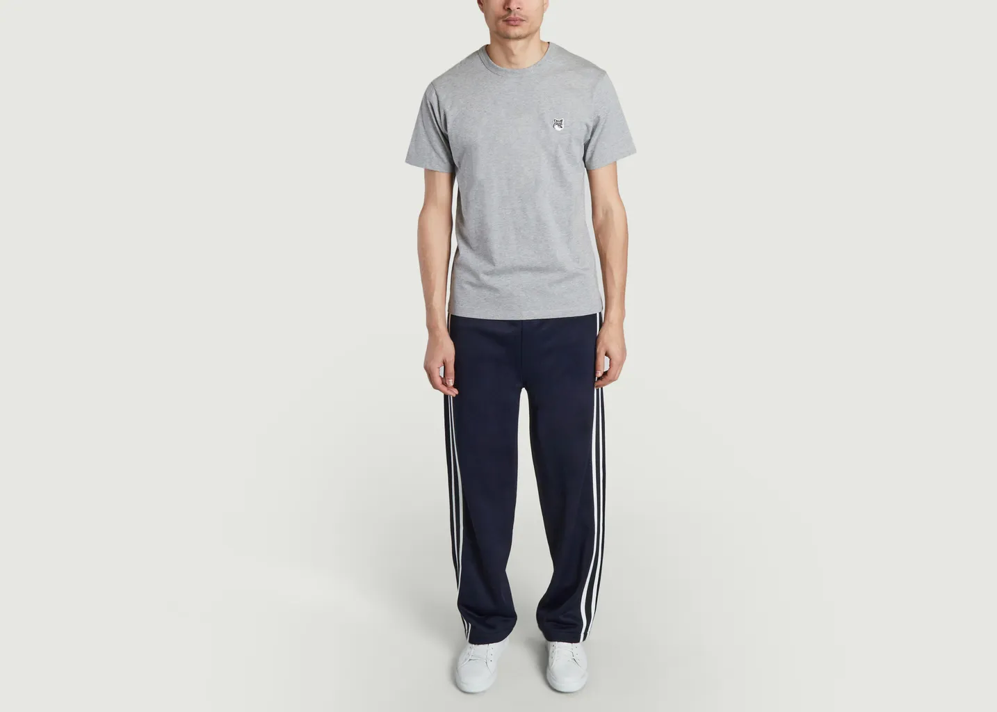 T-shirt fox head logo Maison Kitsuné