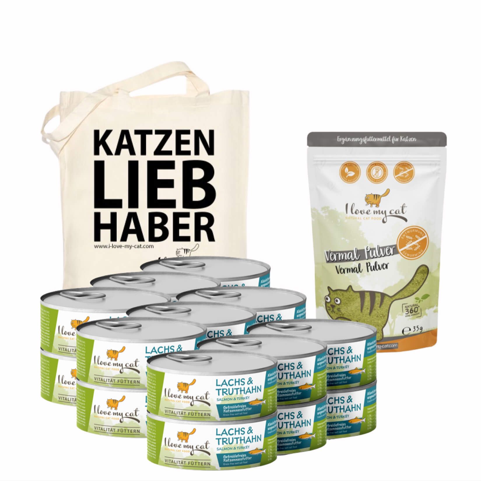 I love my cat Sparset für Katzen mit Giardien: Nassfutter