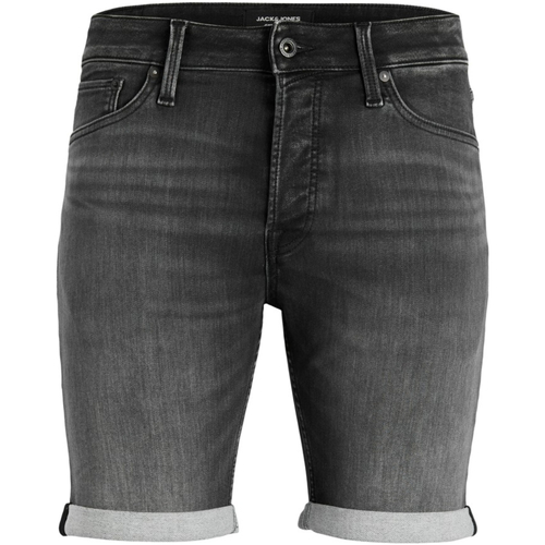 Jack & Jones - 12223681 JJIRICK JJICON SHORTS GE 612 I.K SN BLACK DENIM Negro