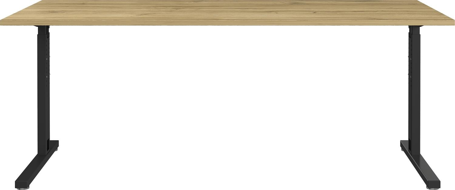 Germania Profi 180 cm Bureautafel Grandson Eiken | Zwart