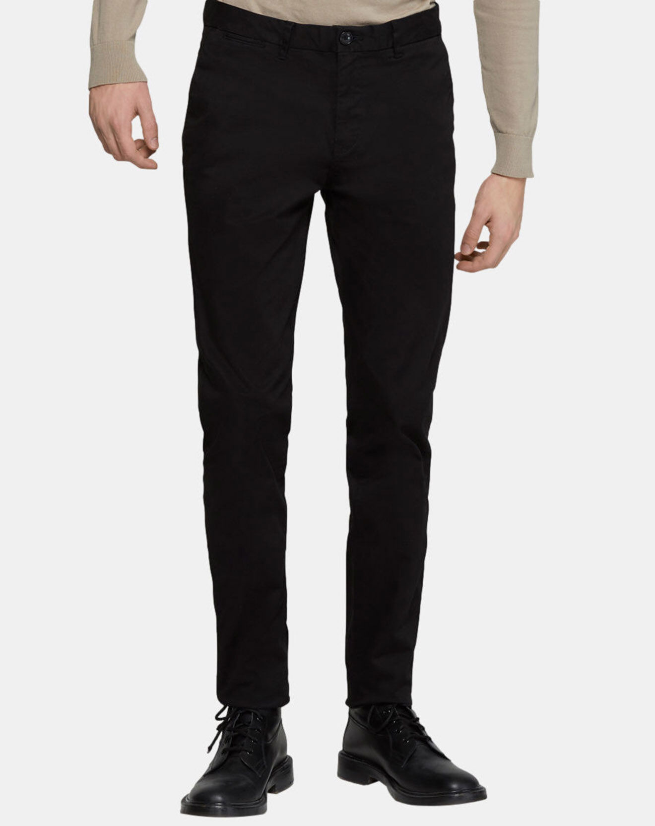 Scotch & Soda Pantalon chino Slim Fit Stuart uni stretch noir