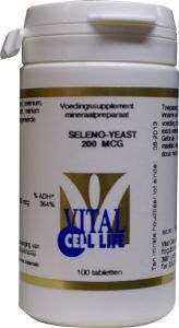 Vital Cell Life Seleno yeast 200mcg 100tab