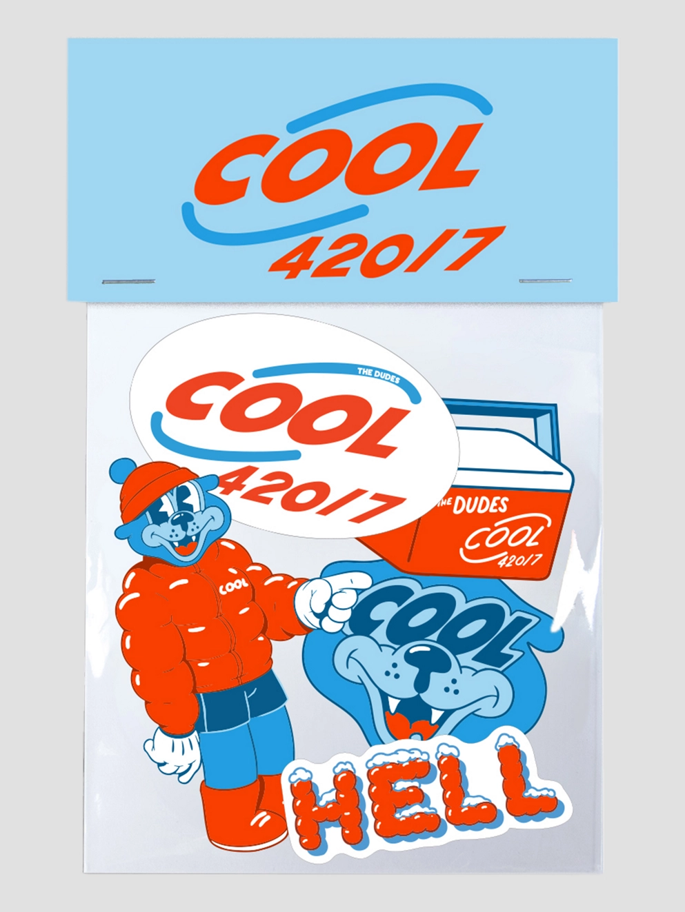The Dudes Set 1 Sticker multicolor
