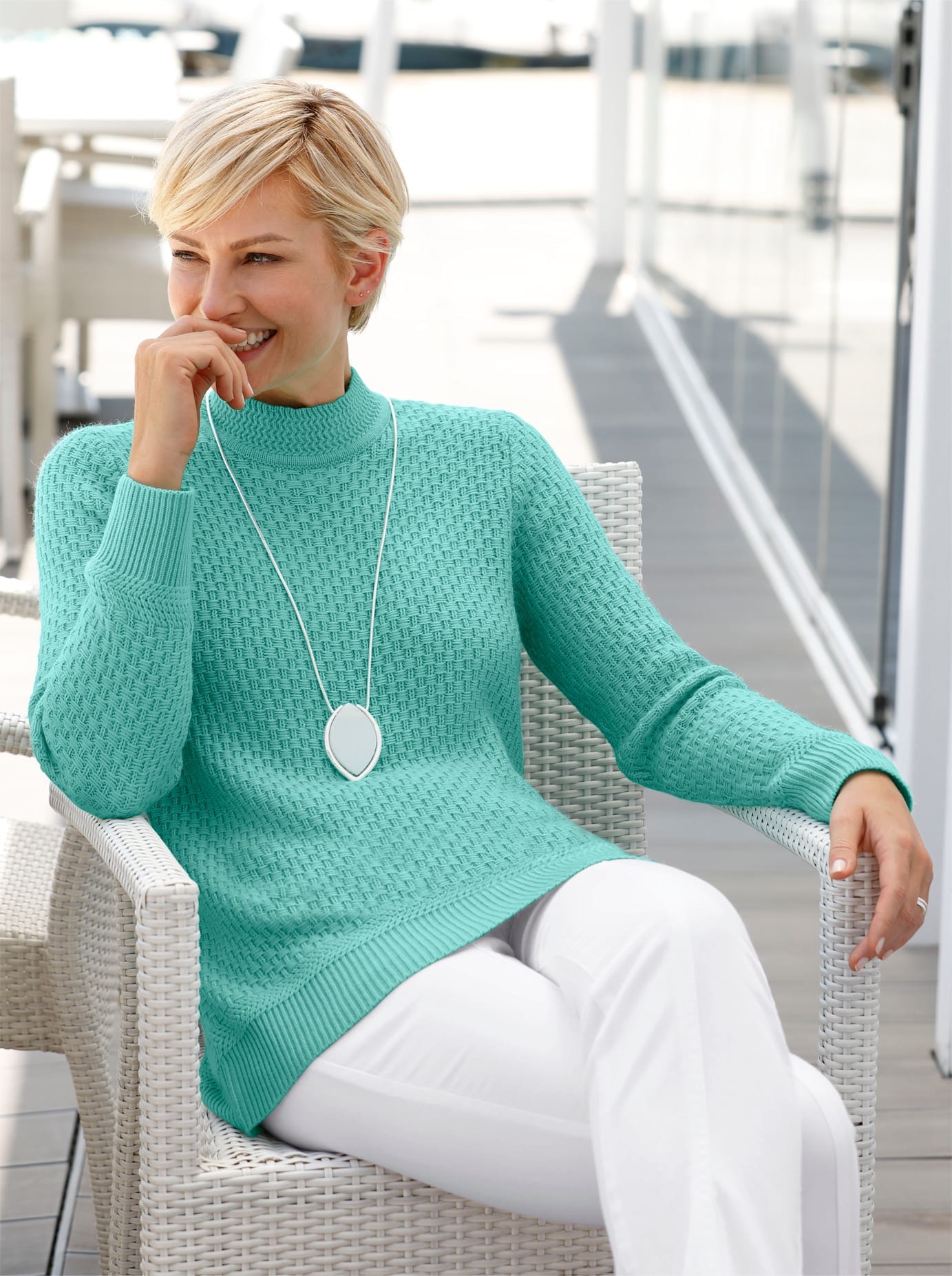 Classic Basics Stehkragenpullover »Pullover«