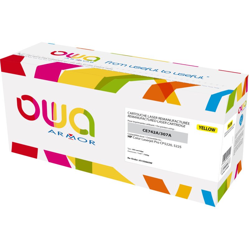 Toner remanufacturé OWA - standard - pour HP CE741A