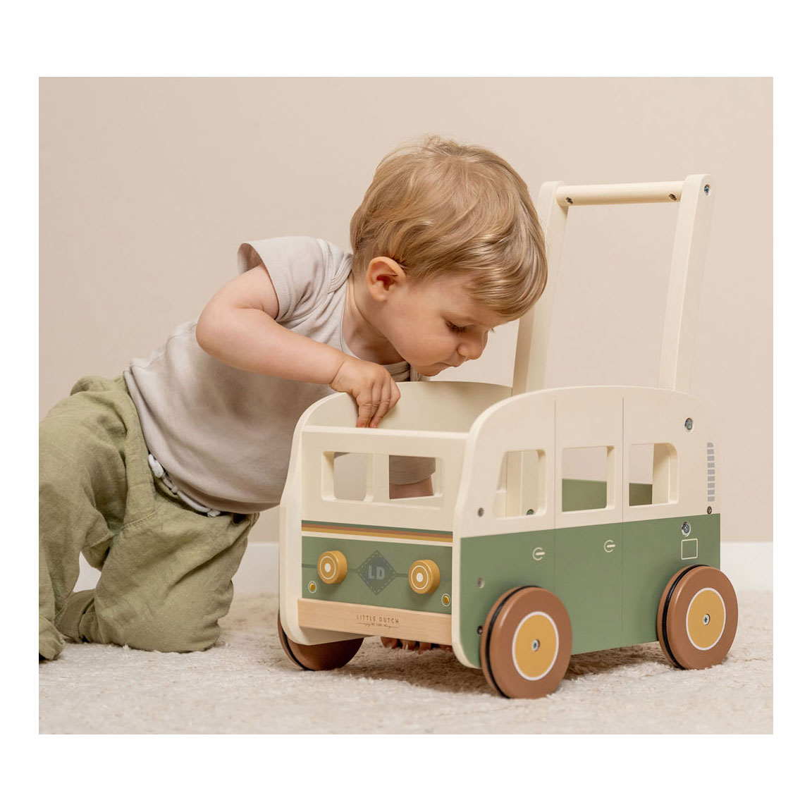 Little Dutch Houten Loopwagen Vintage FSC