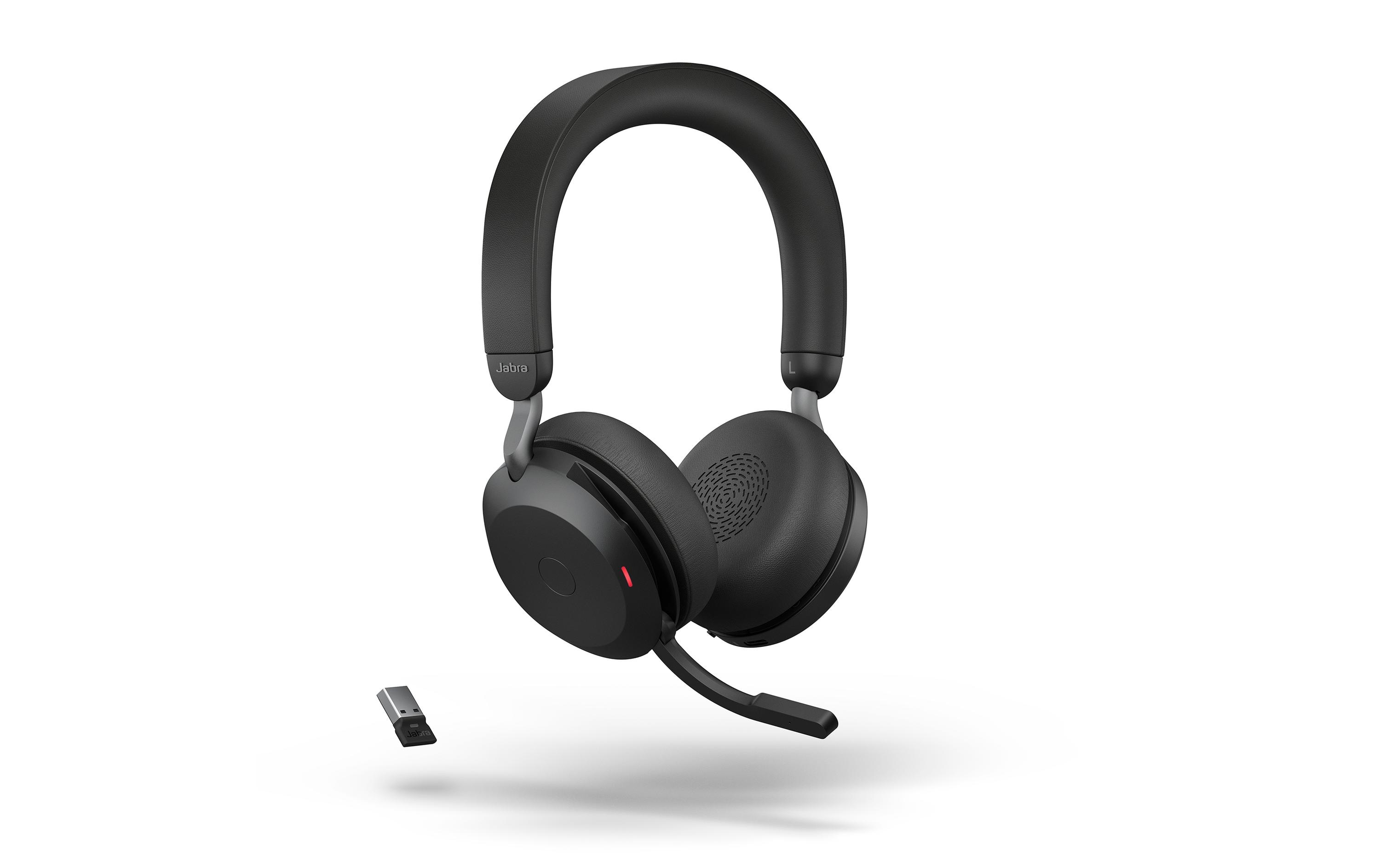 Headset Evolve2 75 Duo UC USB-A, Schwarz<br>Erstklassige Soundtechnik für branchenweit führende Sprachqualität