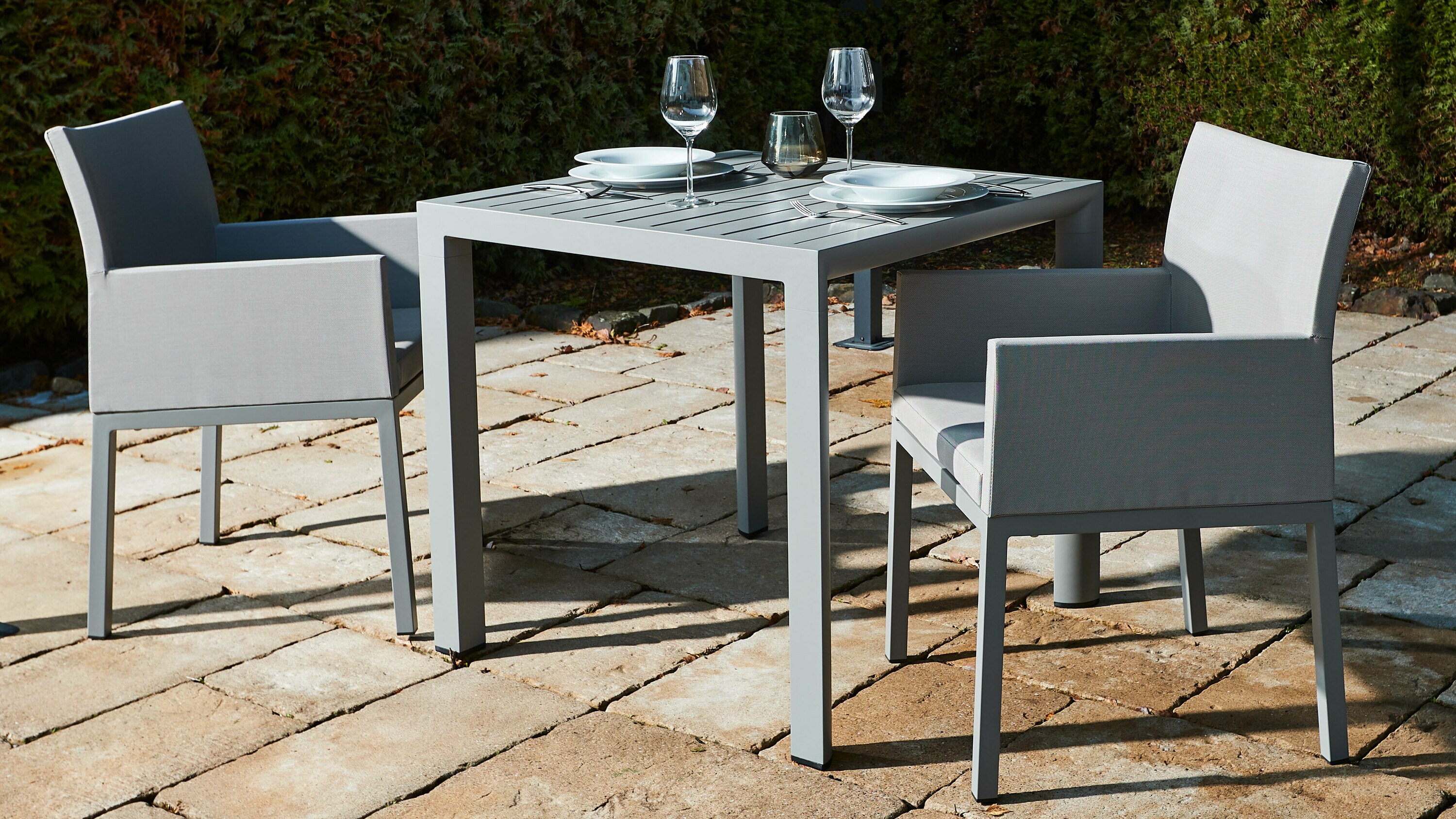 Grasekamp Gartensessel-Set Sol 2 teilig ausAluminium