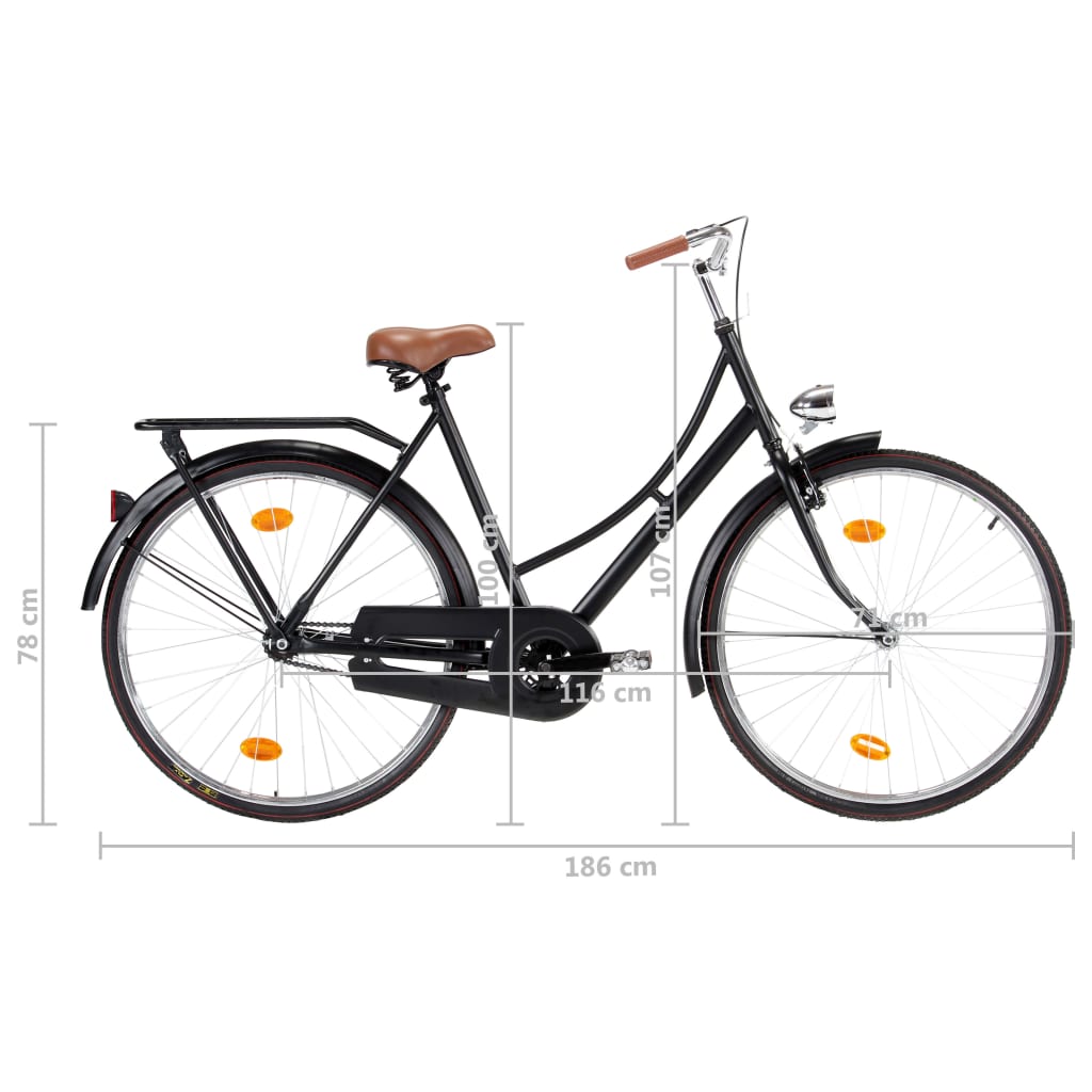 Bicicleta holandesa Holland Vidaxl