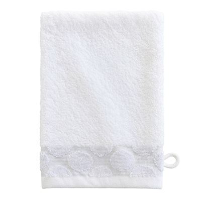 Linge de toilette motif cercles - 500 g/m²