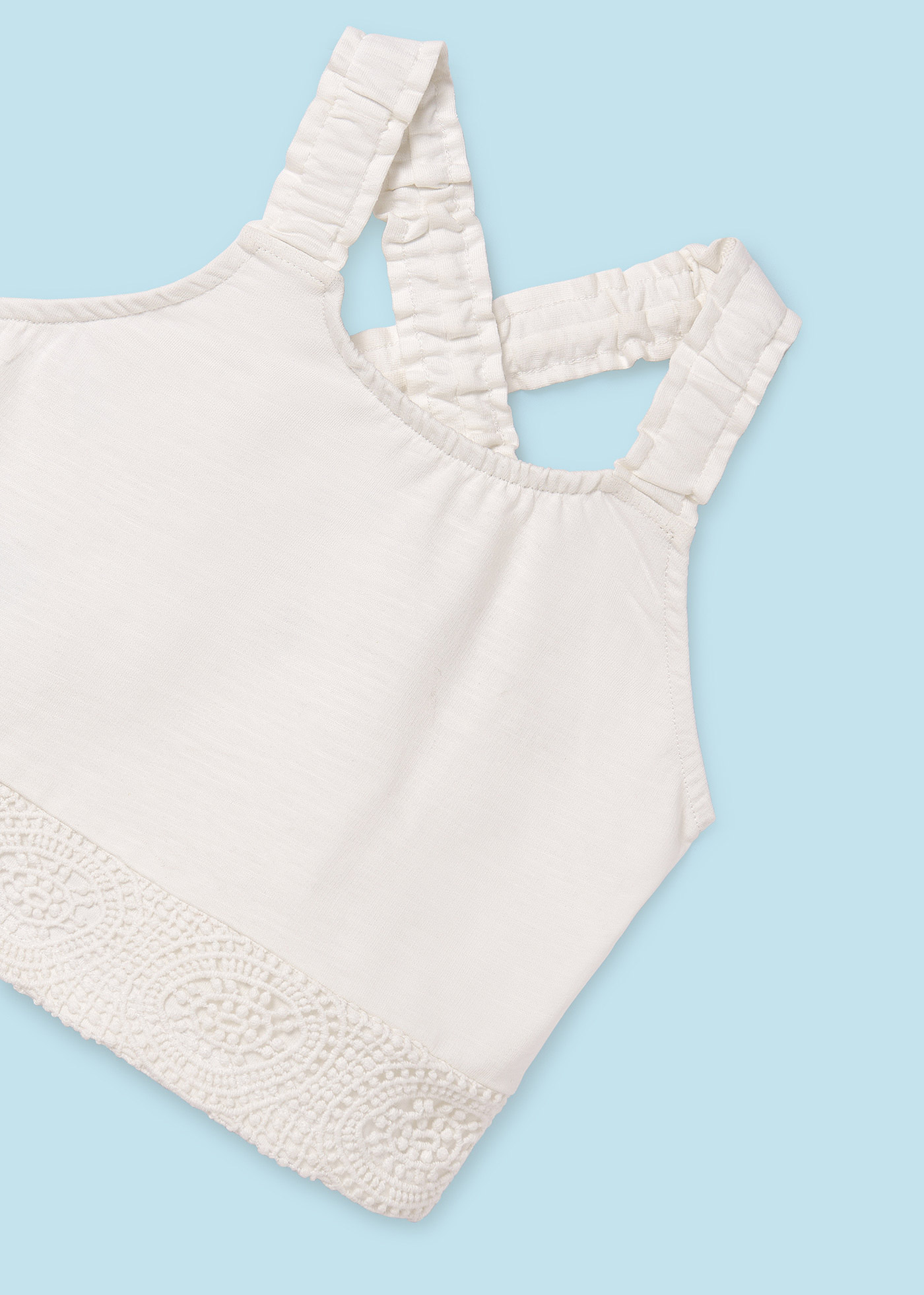 Conjunto de algodão de alta qualidade com duas peças para meninas.