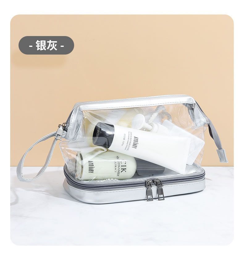 Evorest Bags - Transparante PVC Wet Dry Toilettas