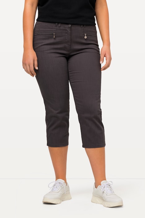 Hose Mony, wadenlang, Zipptaschen, Stretch