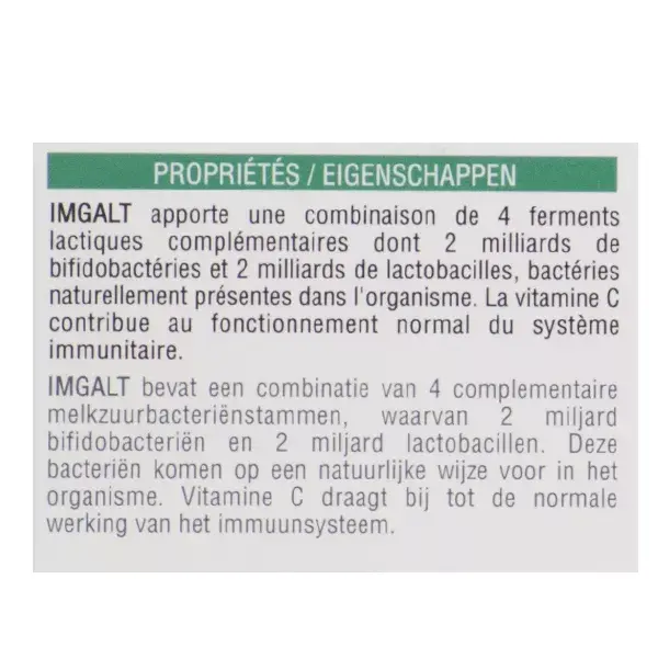 Jaldes Imgalt 60 gélules