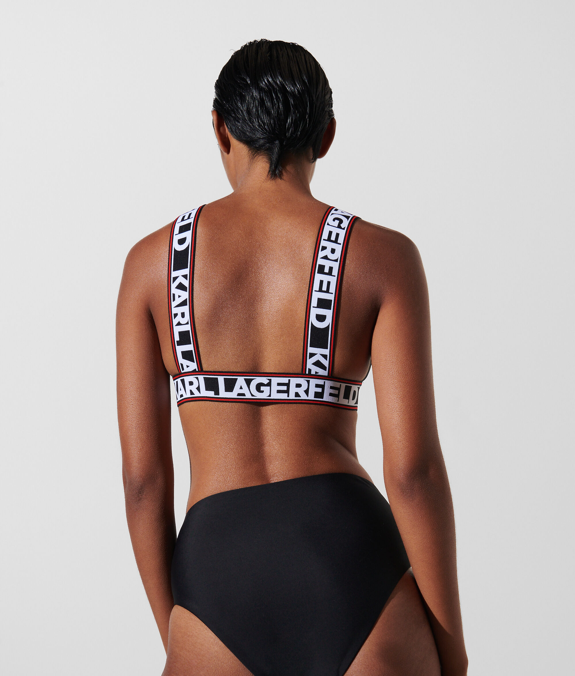 HAUT DE BIKINI TRIANGLE AVEC LOGO ESSENTIAL KARL