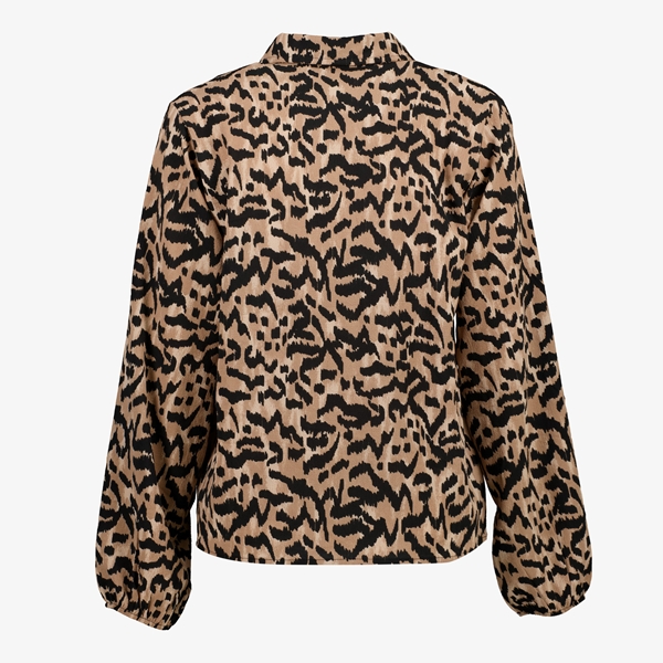 TwoDay dames blouse met dierenprint bruin