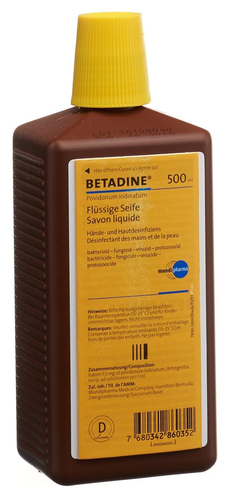 Betadine Seife liq Fl 500 ml