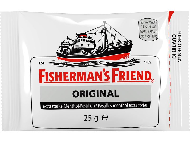 Fisherman's Bonbons Original Eucalyptus-Menthol 25g Bonbons mit Eukalyptus