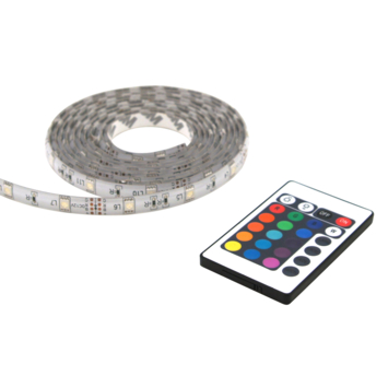 Prolight LED-strip gekleurd 2 m met afstandsbediening (IP44)