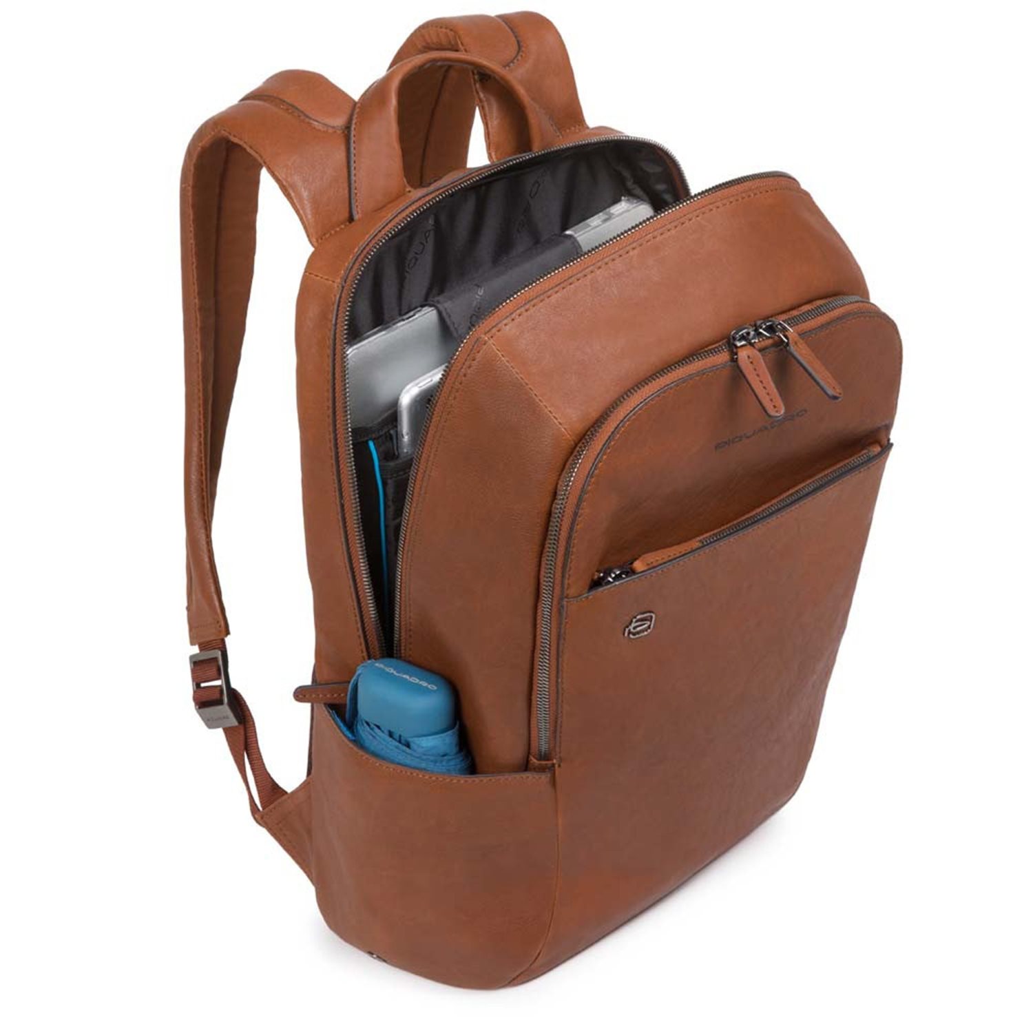 Piquadro Black Square Computer Backpack with iPad Compartment black II