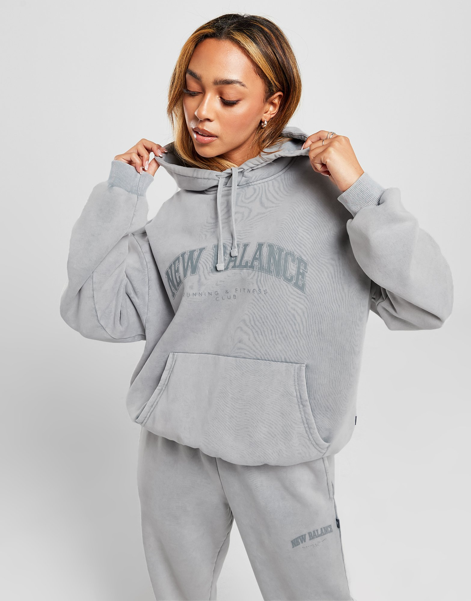 New Balance Sweat à Capuche Logo Femme