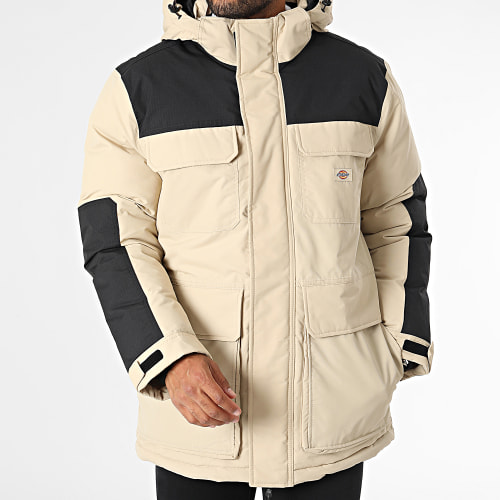 Parka Capuche Glacier View Expedition A4Y3V Beige Noir