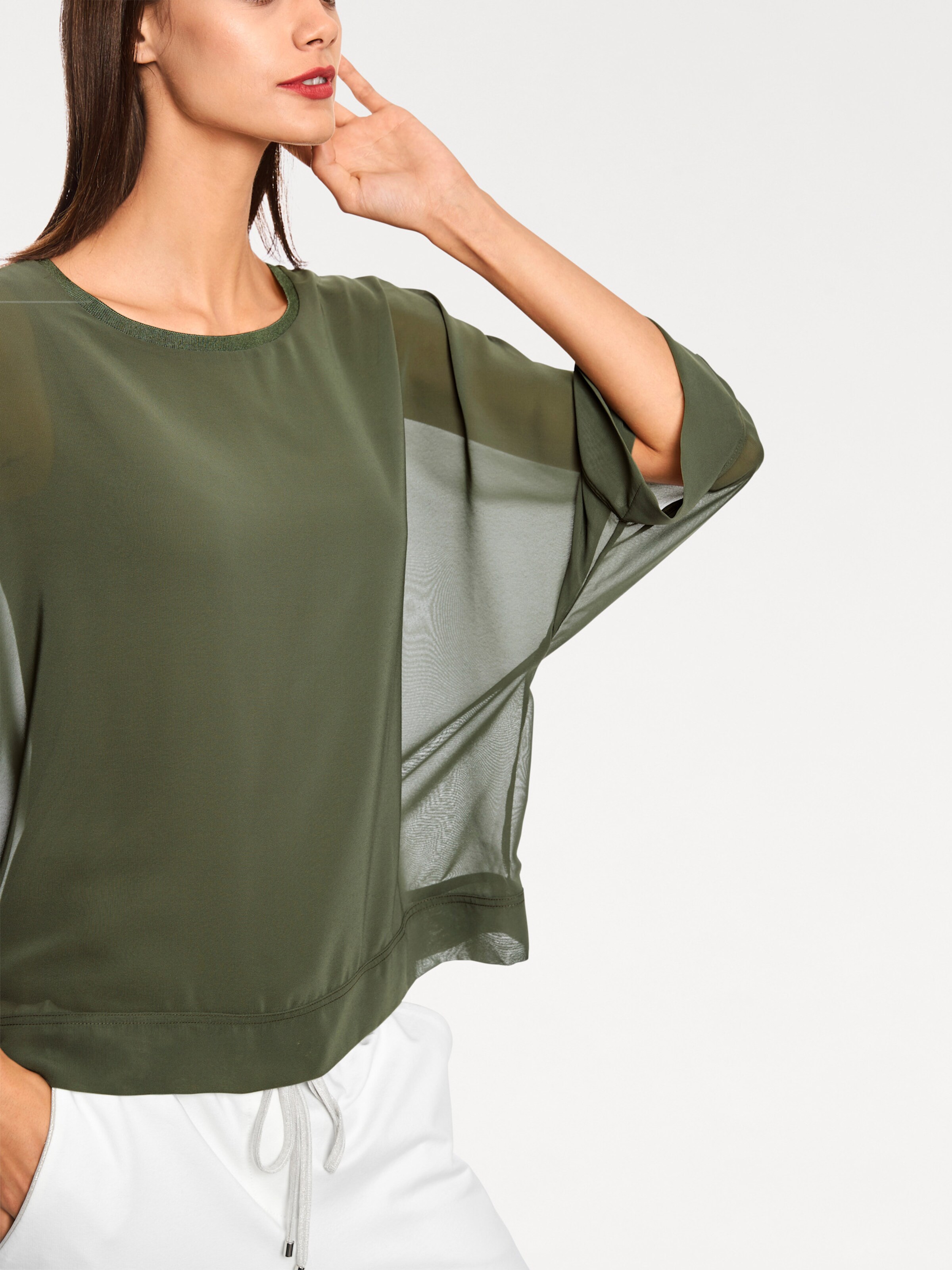 heine Blusenshirt in oliv